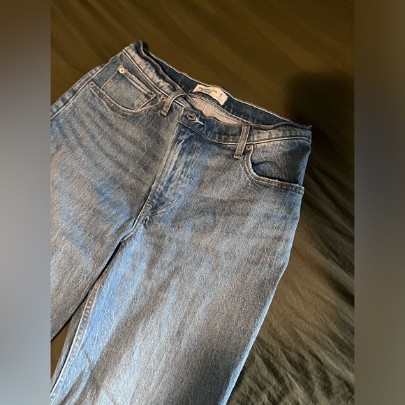 Abercrombie and Fitch 90s Straight Jeans Cross Waist - Picture 5 of 7